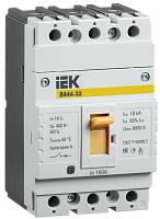 Автоматический выключатель ВА44 33 3Р 63А 15кА | код. SVA4410-3-0063 | IEK 